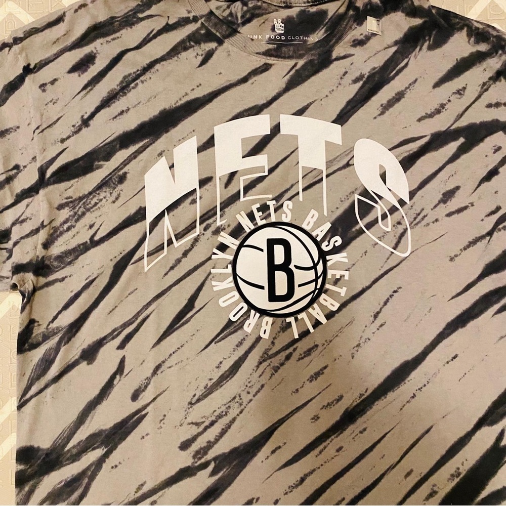 Vintage retro Brooklyn nets tie dye sweater sweatshirt - Picture 2 of 8
